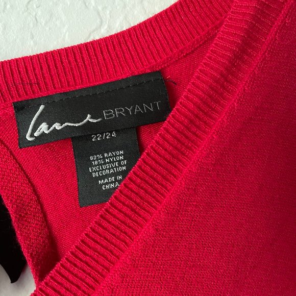 Lane Bryant Sweater Tie Back D1111 - Picture 3 of 6